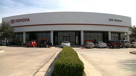 Toyota of san marcos - 5101 IH 35 South San Marcos, TX 78666. Sales: 512-212-7363 Service: 512-212-7363 Parts: 512-212-7363. View Saves. Manage Vehicles. Notifications. These saved items are temporary. Create an account to permanently save …